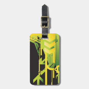 Étiquette À Bagage arrière - plan technique de demi-teintes 4