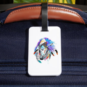 Étiquette À Bagage Art de cheval