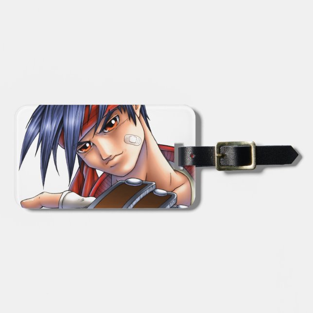 Étiquette À Bagage Art de fan de jeu vidéo (Devant horizontal)