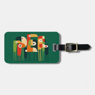 Étiquette À Bagage art des oiseaux