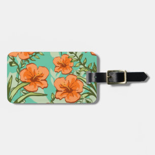 ÉTIQUETTE À BAGAGE ART HAWAIIEN