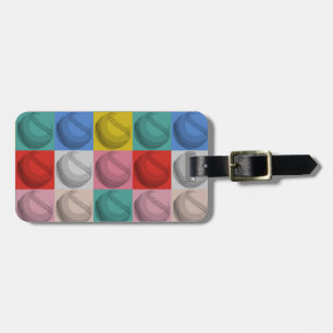 Étiquette À Bagage Art pop baseball