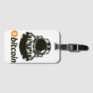Étiquette À Bagage Astronaut BITCOIN-Crypto