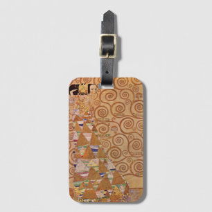 Étiquette À Bagage Attente par Klimt Art Nouveau victorien vintage