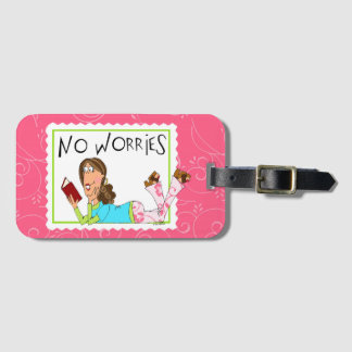 Étiquette À Bagage Aucunes inquiétudes