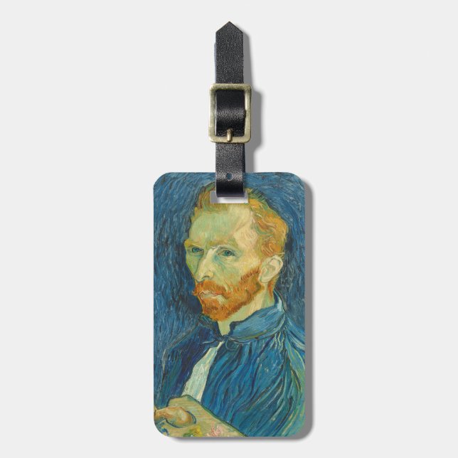 Étiquette À Bagage Autoportrait de Vincent van Gogh |, 1889 (Devant Vertical)
