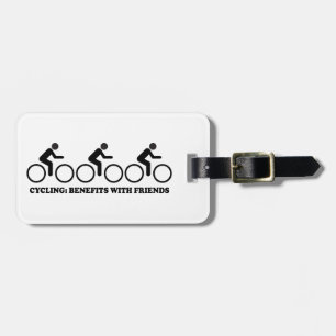 Étiquette À Bagage Avantages du cyclisme avec des amis