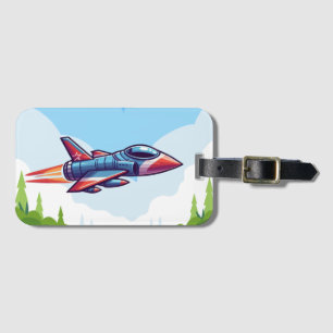 Étiquette À Bagage avion/avion de chasse
