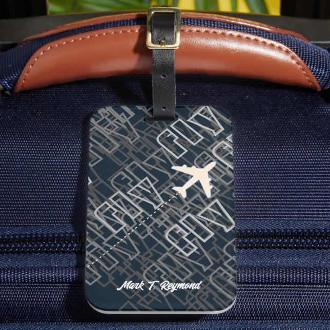 Étiquette À Bagage Avion avion de la compagnie aérienne (Insitu Rectoal 2)