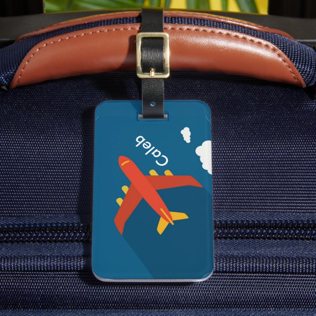 Étiquette À Bagage Avion dans le Blue Sky Kid Pilote personnalisé (Insitu Rectoal 2)