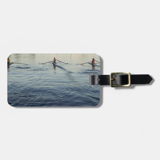 Étiquette À Bagage Aviron de personnes (Devant horizontal)
