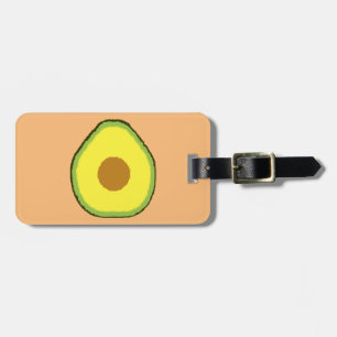 Étiquette À Bagage Avocado
