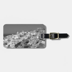 Étiquette À Bagage B&W Santorini 10