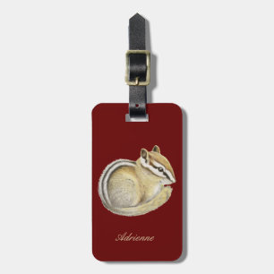 Étiquette À Bagage Baby Chipmunk
