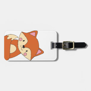 Étiquette À Bagage Baby Fox Dessin mignon Fox Art Baby Fox Design