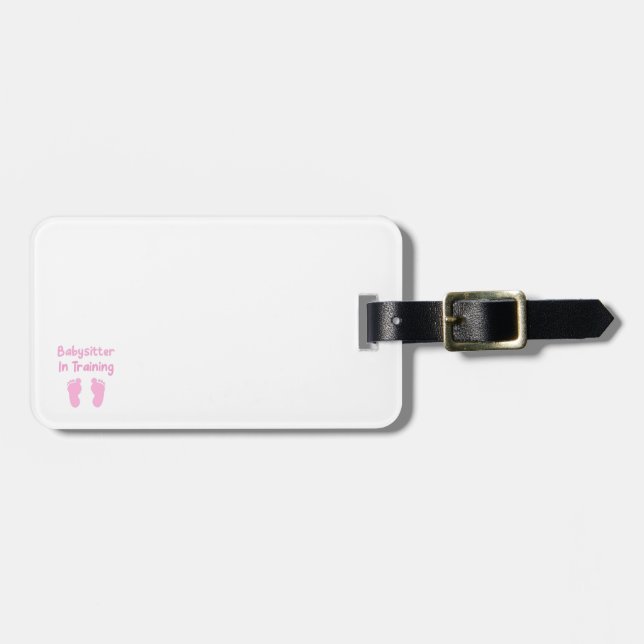 Étiquette À Bagage Babysitter En Formation (Devant horizontal)