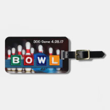 Badge de jeu Retro BOWL pour une partie parfaite
