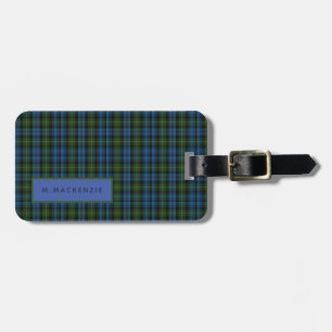 Étiquette À Bagage Bagage personnalisé MacKenzie Tartan Mens