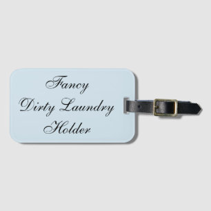 Étiquette À Bagage Bagage sale de fantaisie de support de