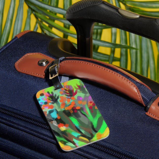 Étiquette À Bagage Bagage Tag bouquet de fleurs (Insitu Rectoal 1)