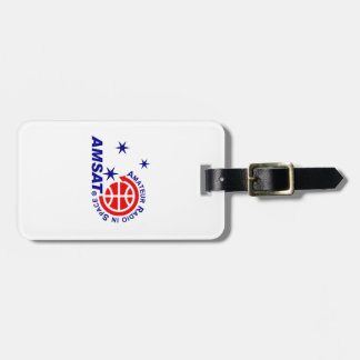 Étiquette À Bagage Bagage vertical de logo d'AMSAT