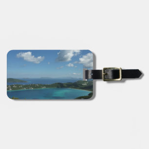Étiquette À Bagage Baie de Magens, scene de l'île St Thomas Beautiful
