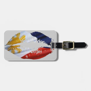 Étiquette À Bagage Baiser de Philippines
