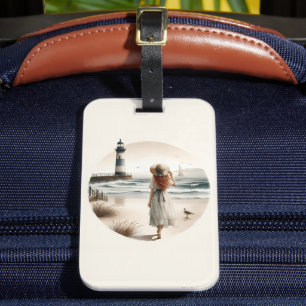 Étiquette À Bagage Balade Phare