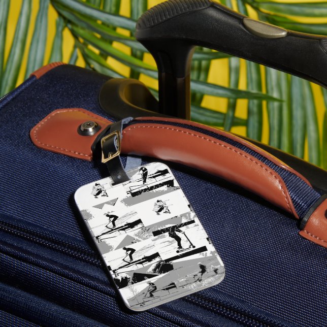 Étiquette À Bagage Balayons autour - Stunt Scooter Rider (Insitu Rectoal 1)