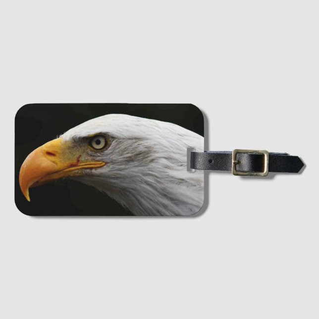 Étiquette À Bagage Bald Eagle bc ltm (Devant Horizontal)