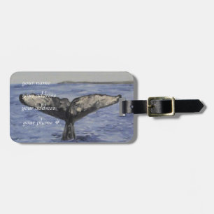 Étiquette À Bagage Baleine