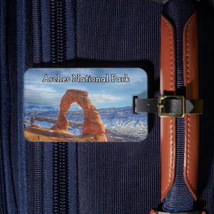 Étiquette À Bagage Balise Arches Parc National Souvenir Bagage