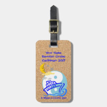 Balise Bagage de croisière avec sangle en cuir