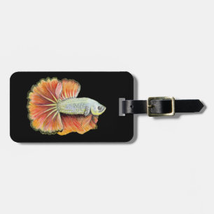 Étiquette À Bagage Balise Bagage de poisson Betta