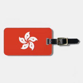 Étiquette À Bagage Balise Bagage du drapeau de Hong Kong