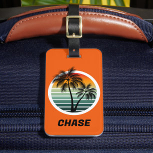 Étiquette À Bagage Balise Bagage Tropics
