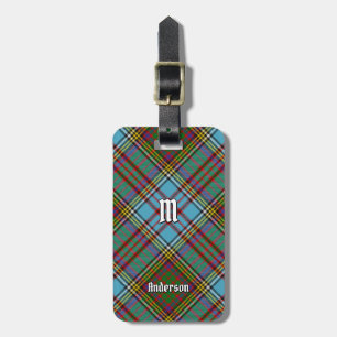 Étiquette À Bagage Balise Clan Anderson Tartan Luggage