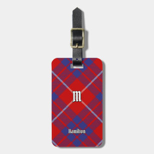 Étiquette À Bagage Balise Clan Hamilton Red Tartan Luggage