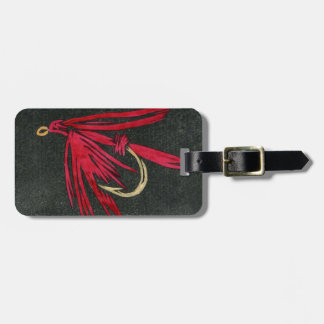 Étiquette À Bagage Balise classique "Ibis rouge" Bagage de vol mouill