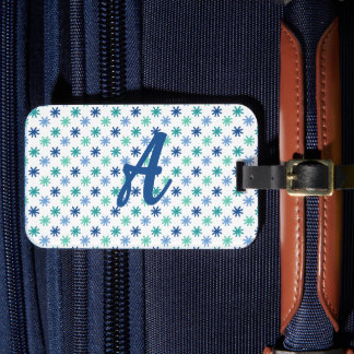 Étiquette À Bagage Balise cool AsteriskS Ocean Colors Sur Bagage Blan
