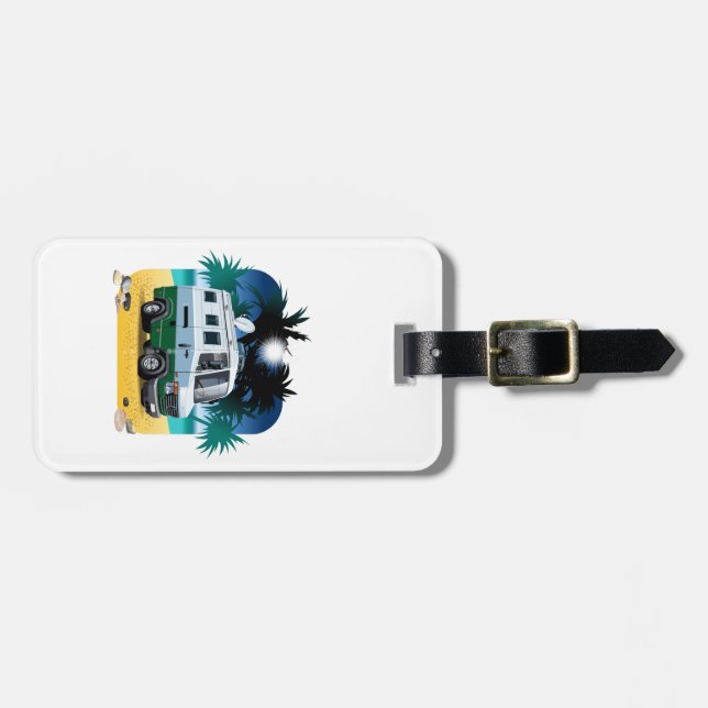 Étiquette À Bagage Balise de bagage (Devant horizontal)