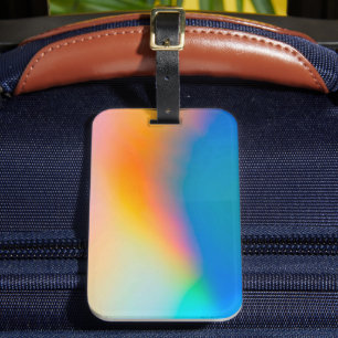 Étiquette À Bagage Balise de bagage américaine couleur solide