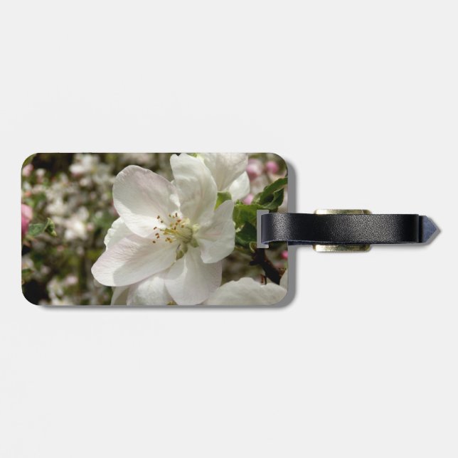 Étiquette À Bagage Balise de bagage Apple Blossom (Dos horizontal)