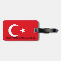 Balise de bagage avec Drapeau de Turquie