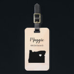 Étiquette À Bagage Balise de bagage Carte Oregon, Soirée de mariage B<br><div class="desc">Ces étiquettes de bagage d'état font les étiquettes cadeau de mariage parfait ou les étiquettes de sac de bienvenue. Cravate-le à vos cadeaux de demoiselle d'honneur au lieu d'une étiquette-cadeau typique en papier, et ils peuvent l'utiliser pendant des mois et des années à venir. Les étiquettes ont un arrière -...</div>