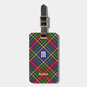 Étiquette À Bagage Balise de bagage Clan MacBeth Tartan