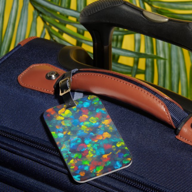 Étiquette À Bagage Balise de bagage couleur opale (Insitu Rectoal 1)