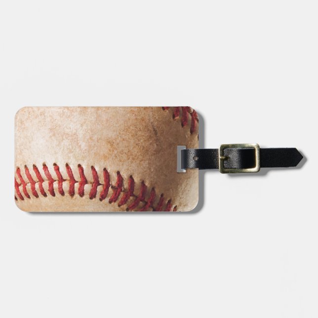 Étiquette À Bagage Balise de bagage de baseball (Devant horizontal)