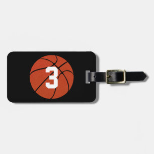 Étiquette À Bagage Balise de bagage de basket personnalisable