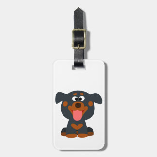 Étiquette À Bagage Balise de bagage de bébé Rottweiler